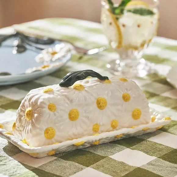 Anthropologie Foster Icon Stoneware Butter Dish - Picture 1 of 6